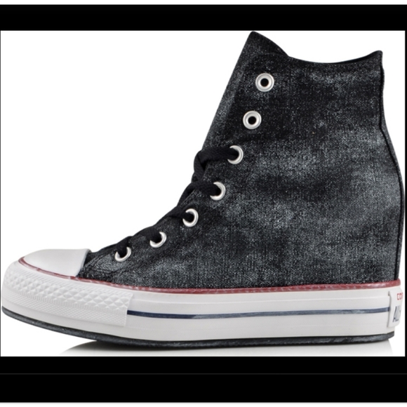 converse high top wedges